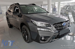 Avisa rear bumper protector suitable for Subaru Outback after 2021, chrome-image-6211761