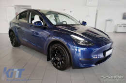 Avisa rear bumper protector suitable for Tesla Model Y after 2020, chrome-image-6211684