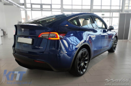 Avisa rear bumper protector suitable for Tesla Model Y after 2020, matte black-image-6211842