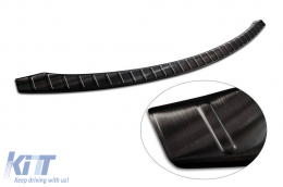 Avisa rear bumper protector suitable for Tesla Model S Liftback 2012-2016, after 2016, black lacquer-image-6211966