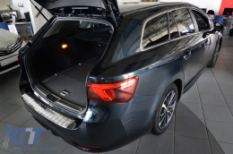 Avisa rear bumper protector suitable for Toyota Avensis estate 2015-2018, chrome-image-6211606