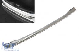 Avisa rear bumper protector suitable for Toyota C-HR Crossover 2016-2019, after 2019, chrome-image-6211732