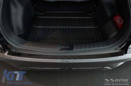 Avisa rear bumper protector suitable for Toyota Corolla Cross after 2022, carbon color-image-6212005