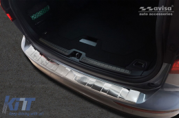 Avisa rear bumper protector suitable for Volvo V60 estate after 2018, chrome-image-6211611