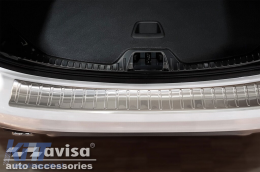 Avisa rear bumper protector suitable for Volvo V60 2010-2013, V60 Cross Country 2010-2018, chrome-image-6211746