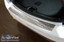 Avisa rear bumper protector suitable for Volvo V60 2010-2013, V60 Cross Country 2010-2018, chrome-image-6211747