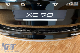 Avisa rear bumper protector suitable for Volvo XC90 after 2015, black lacquer-image-6211853