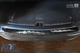 Avisa rear bumper protector suitable for Volvo XC60, R-Design 2017-2021, after 2021, Plug-in Hybrid 2019-2021, after 2021, black lacquer-image-6211925