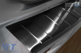 Avisa rear bumper protector suitable for Volvo XC60, R-Design 2017-2021, after 2021, Plug-in Hybrid 2019-2021, after 2021, black lacquer-image-6211926