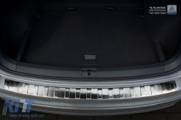 Avisa rear bumper protector suitable for Volkswagen Tiguan, R-line, Allspace 2015-2020, after 2020, eHybrid after 2020, chrome-image-6211653