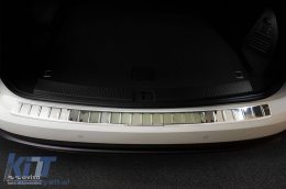 Avisa rear bumper protector suitable for Volkswagen Touareg after 2018, chrome-image-6211657