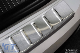 Avisa rear bumper protector suitable for Volkswagen Touareg after 2018, chrome-image-6211658