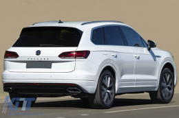 Avisa rear bumper protector suitable for Volkswagen Touareg after 2018, chrome-image-6211659