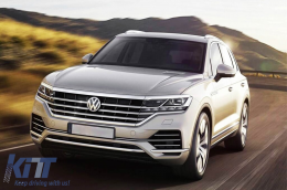 Avisa rear bumper protector suitable for Volkswagen Touareg after 2018, chrome-image-6211660