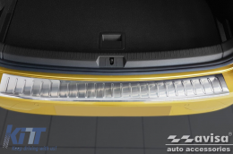 Avisa rear bumper protector suitable for Volkswagen Golf 7 hatchback 2012-2017, 2017-2019 with 3 or 5 doors, chrome-image-6211715