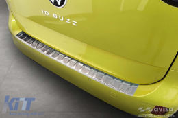 Avisa rear bumper protector suitable for Volkswagen ID Buzz, Cargo after 2022, chrome-image-6211781
