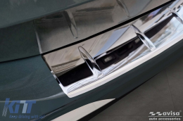 Avisa rear bumper protector suitable for Volkswagen Tiguan after 2024, chrome-image-6211832