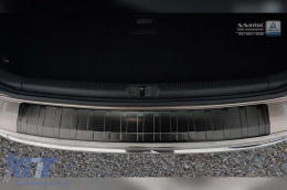 Avisa rear bumper protector suitable for Volkswagen Passat B7 2011-2014, black lacquer-image-6211848