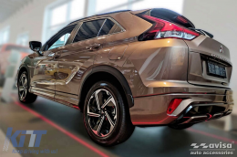 Avisa rear bumper protector suitable for Mitsubishi Eclipse Cross PHEV after 2021, black lacquer-image-6211921