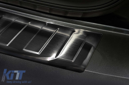 Avisa rear bumper protector suitable for Volkswagen Caddy 2003-2020, Caddy Maxi 2003-2015, after 2015, black lacquer-image-6211950