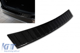 Avisa rear bumper protector suitable for Volkswagen Passat B8 estate, R-line, Alltrack 2014-2019, after 2019, carbon - ABRBV6015670