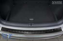 Avisa-Schutz geeignet für die hintere Stoßstange des Mazda Volkswagen Tiguan, R-line 2015-2020, nach 2020, eHybrid nach 2020, Allspace 2017-2020, nach 2020, Carbonfarbe-image-6211995
