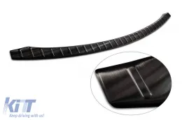 Avisa Stoßstangenprotektor geeignet für Tesla Model S Liftback 2012-2016, nach 2016, schwarze Lackierung-image-6211966