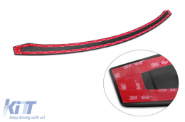 Avisa Stoßstangenprotektor geeignet für Tesla Model S Liftback 2012-2016, nach 2016, schwarze Lackierung-image-6211967