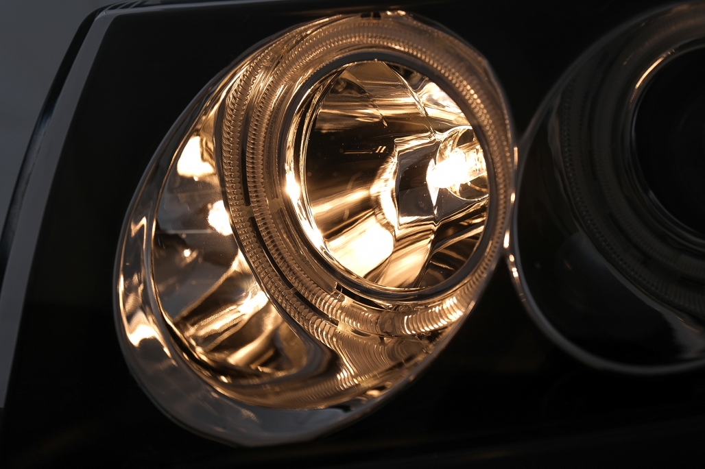 Farurile Angel Eyes potrivite pentru Skoda Fabia I (12.1999-2008) Negru (cod: HLSKFAB) thumb 10