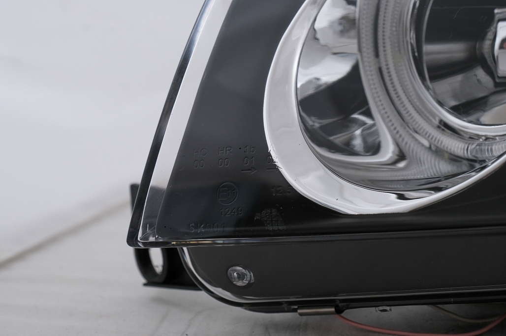 Farurile Angel Eyes potrivite pentru Skoda Fabia I (12.1999-2008) Negru (cod: HLSKFAB) thumb 13