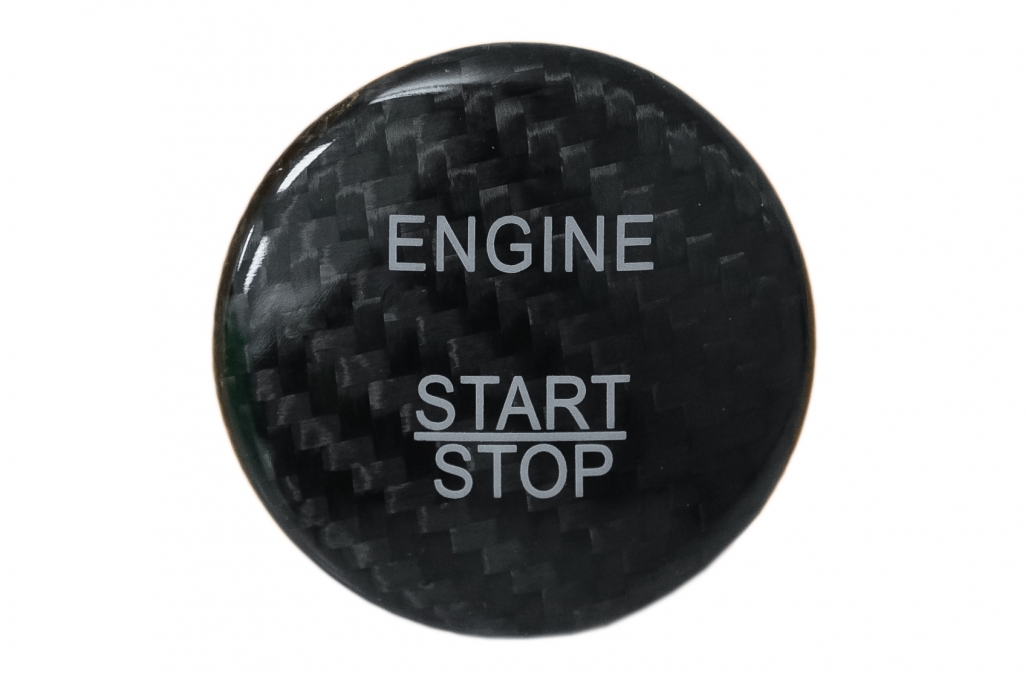 Copertă de pornire a motorului auto Acoperire interioară adecvată pentru Mercedes Clasa A W176 (2012-2017) Clasa B W246 (2012-2017) Clasa C W205 (2015-2017) W204 (2008-2014) Real Carbon (Cod: ENSWPWRCFR) thumb 2