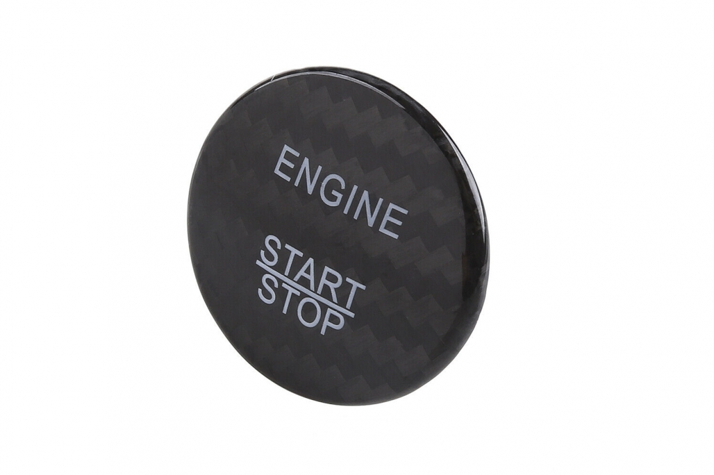 Copertă de pornire a motorului auto Acoperire interioară adecvată pentru Mercedes Clasa A W176 (2012-2017) Clasa B W246 (2012-2017) Clasa C W205 (2015-2017) W204 (2008-2014) Real Carbon (Cod: ENSWPWRCFR) thumb 4