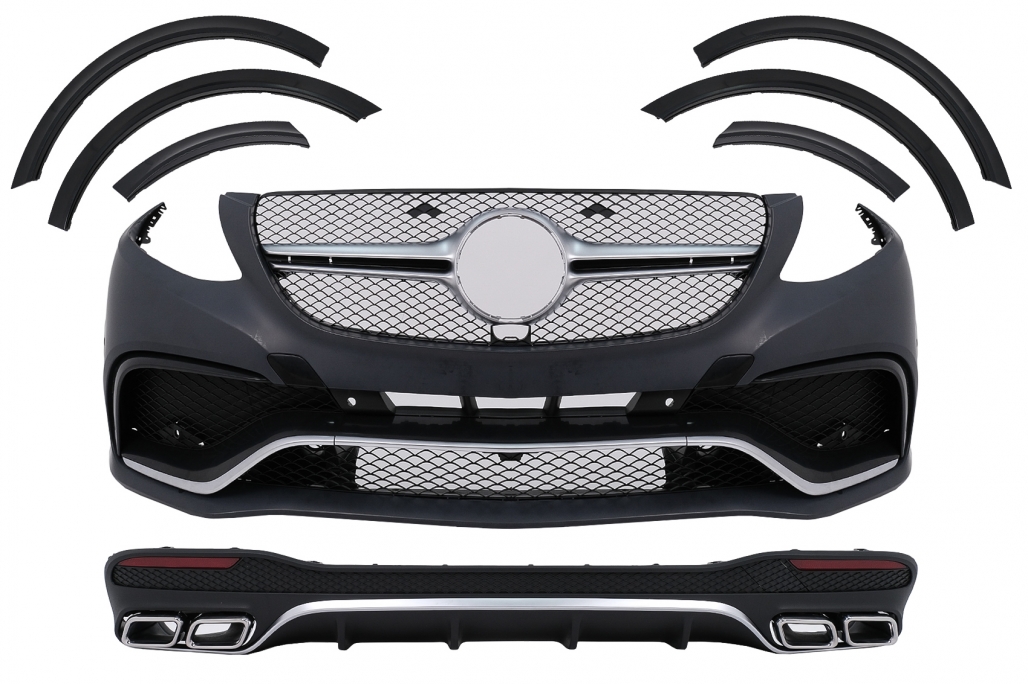 Kit complet pentru corp adecvat pentru Mercedes GLE W166 SUV (2015-2018) (cod: CBMBGLEW166) (1/25)