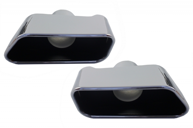 Difuzor de aer dublu de ieșire cu vârfuri de eșapament adecvate pentru BMW F10 F11 (2011-2017) Sport M-Performance 550i Design (Cod: CordBMF10MPDOTH11) thumb 5