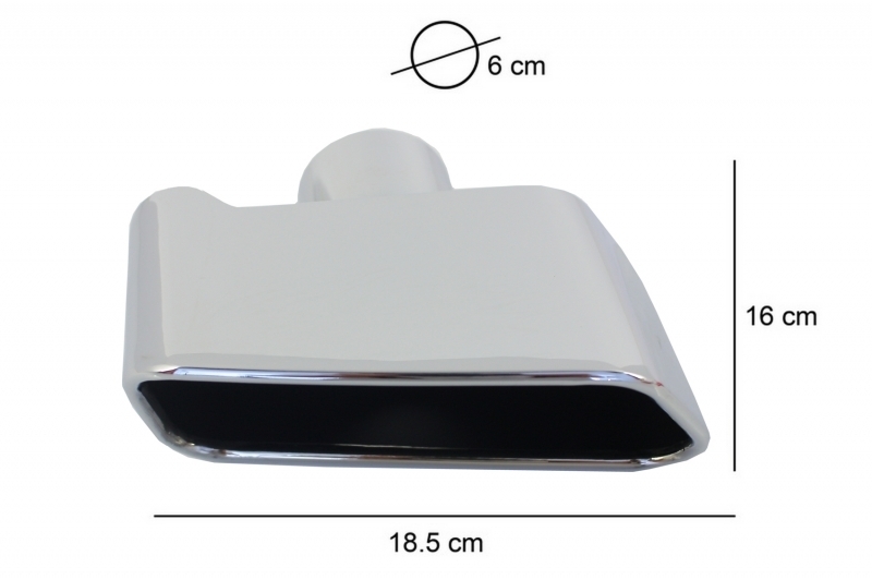 Difuzor de aer dublu de ieșire cu vârfuri de eșapament adecvate pentru BMW F10 F11 (2011-2017) Sport M-Performance 550i Design (Cod: CordBMF10MPDOTH11) thumb 8