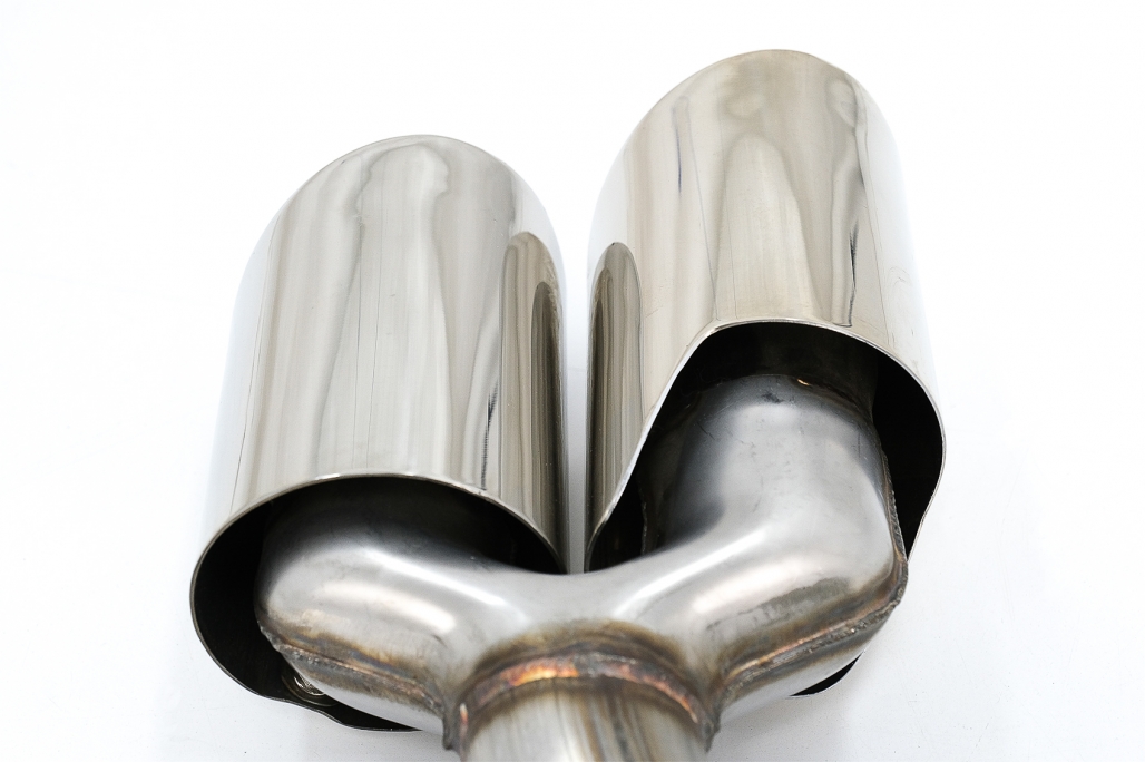 Tobe de eșapament de eșapament Quad adecvat pentru Porsche Cayenne 9Y0 SUV 3.0 (2018-UP) Actualizare la Cayenne S Chrome (cod: TY-D058) thumb 6