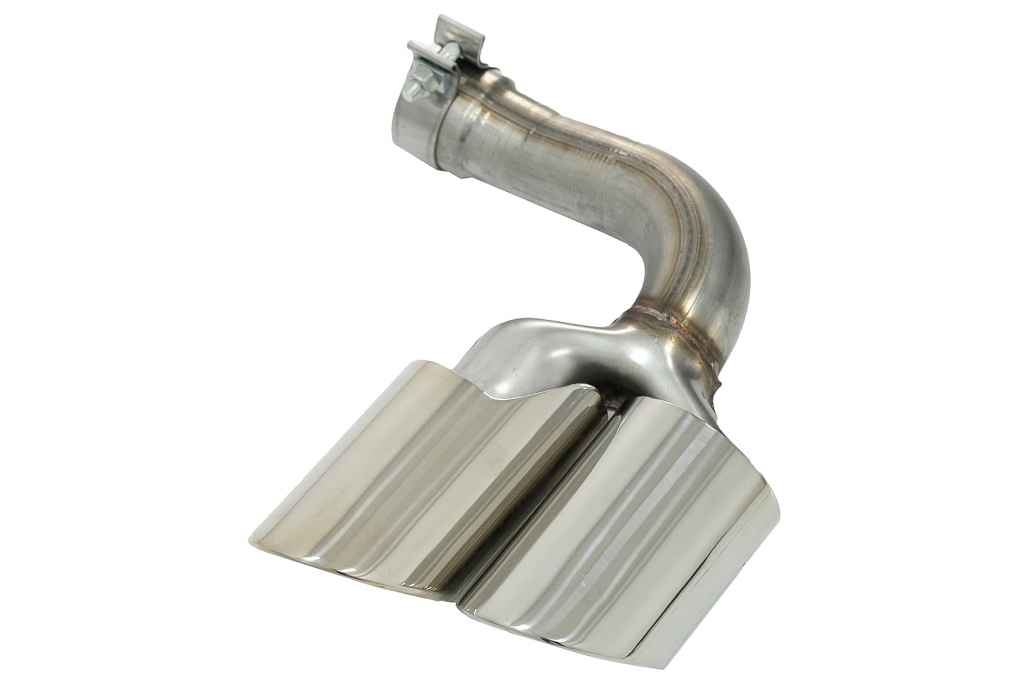 Tobe de eșapament de eșapament Quad adecvat pentru Porsche Cayenne 9Y0 SUV 3.0 (2018-UP) Actualizare la Cayenne S Chrome (cod: TY-D058) thumb 7