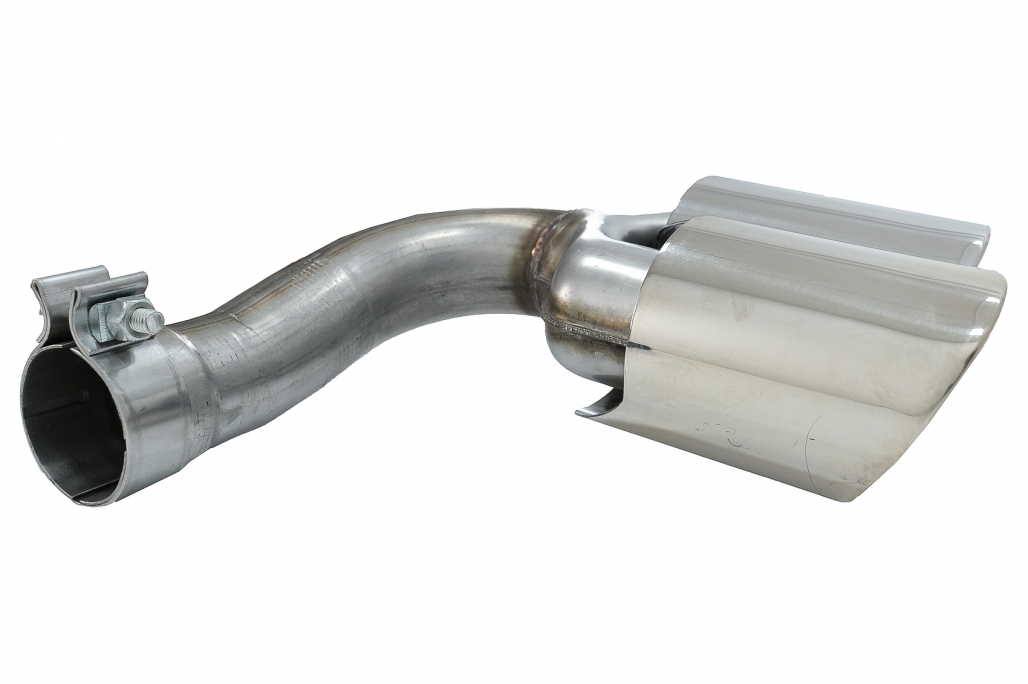 Tobe de eșapament de eșapament Quad adecvat pentru Porsche Cayenne 9Y0 SUV 3.0 (2018-UP) Actualizare la Cayenne S Chrome (cod: TY-D058) thumb 8