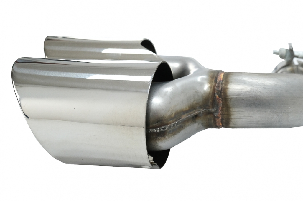 Tobe de eșapament de eșapament Quad adecvat pentru Porsche Cayenne 9Y0 SUV 3.0 (2018-UP) Actualizare la Cayenne S Chrome (cod: TY-D058) thumb 9