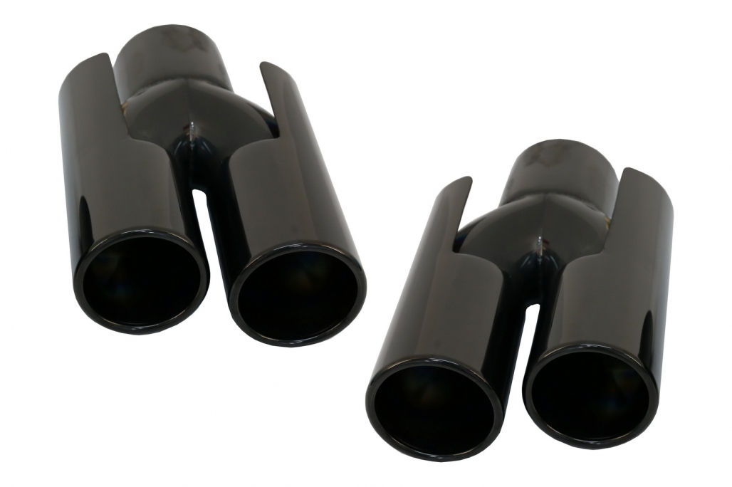 Tobe cu top de eșapament adecvat pentru BMW E60 E90 E92 E93 F10 F30 M3 M5 M6 Proiectare Pian Black (Cod: TY-E174B) – View 1