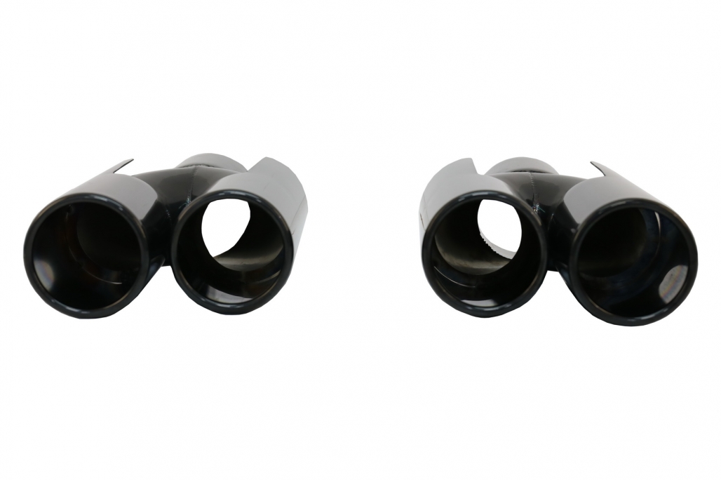 Tobe cu top de eșapament adecvat pentru BMW E60 E90 E92 E93 F10 F30 M3 M5 M6 Proiectare Pian Black (Cod: TY-E174B) thumb 2