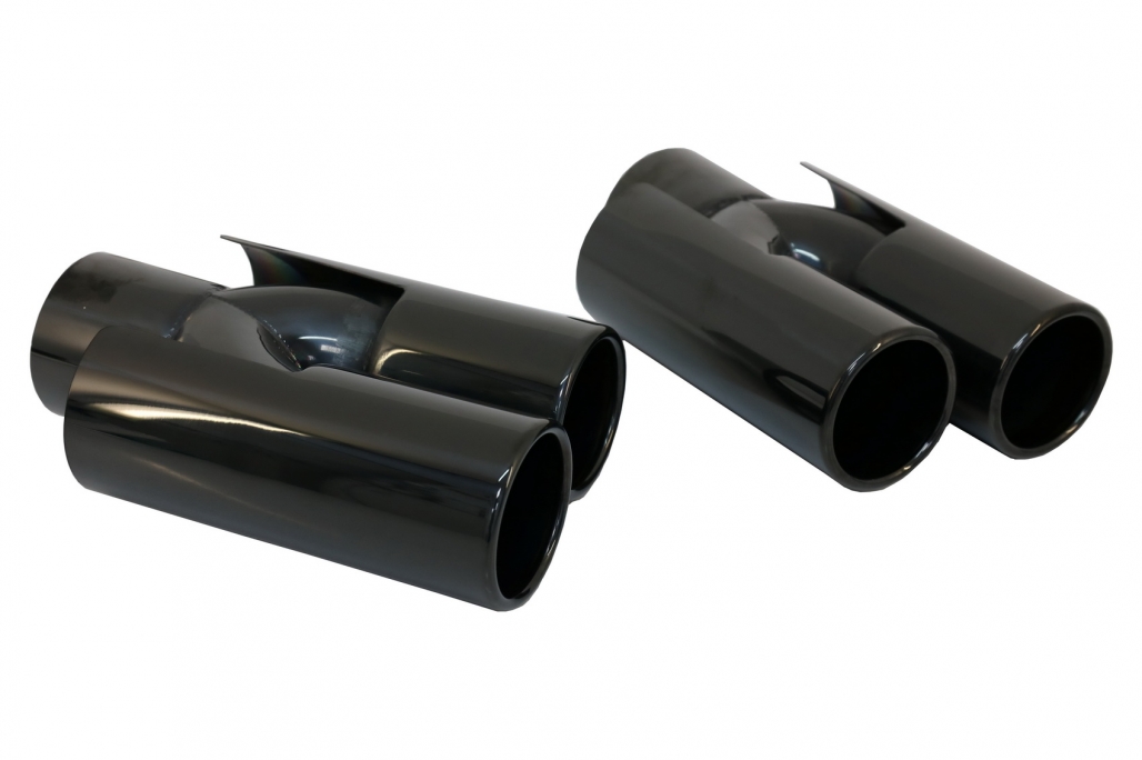Tobe cu top de eșapament adecvat pentru BMW E60 E90 E92 E93 F10 F30 M3 M5 M6 Proiectare Pian Black (Cod: TY-E174B) thumb 4