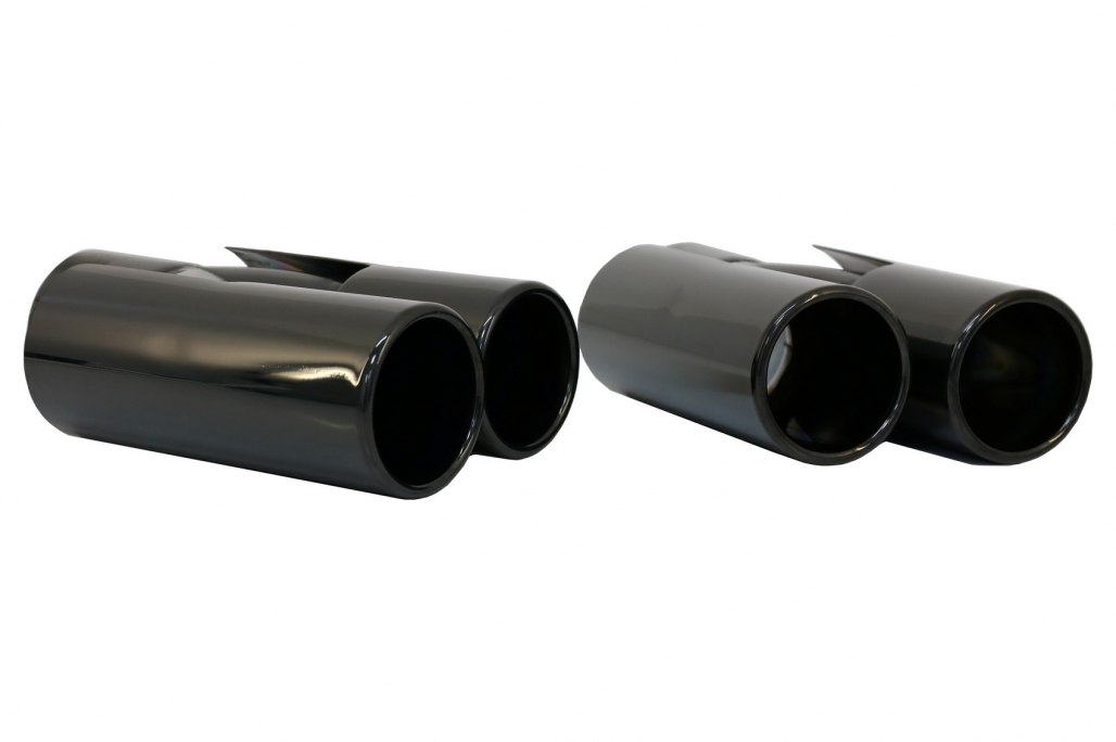 Tobe cu top de eșapament adecvat pentru BMW E60 E90 E92 E93 F10 F30 M3 M5 M6 Proiectare Pian Black (Cod: TY-E174B) thumb 5