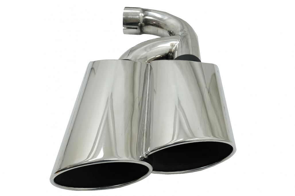 Tobe cu top de eșapament Potrivit pentru Porsche Cayenne I Facelift SUV 9PA1 V8 (2007-2010) Chrome (cod: TY-PO9PAV8) thumb 3