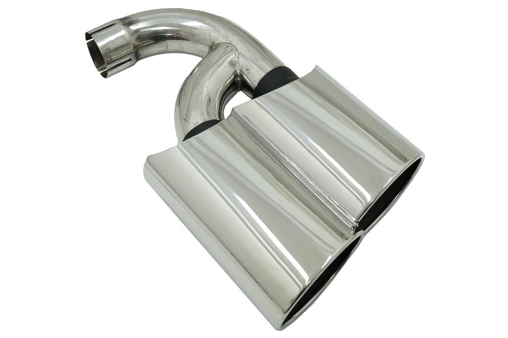 Tobe cu top de eșapament Potrivit pentru Porsche Cayenne I Facelift SUV 9PA1 V8 (2007-2010) Chrome (cod: TY-PO9PAV8) thumb 4