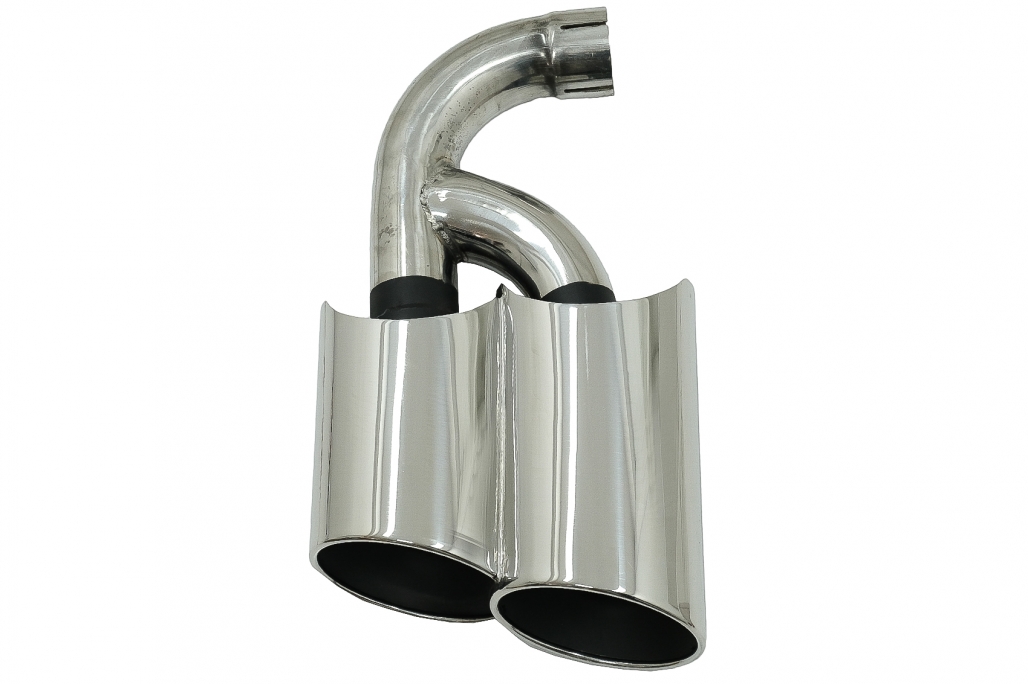 Tobe cu top de eșapament Potrivit pentru Porsche Cayenne I Facelift SUV 9PA1 V8 (2007-2010) Chrome (cod: TY-PO9PAV8) thumb 7