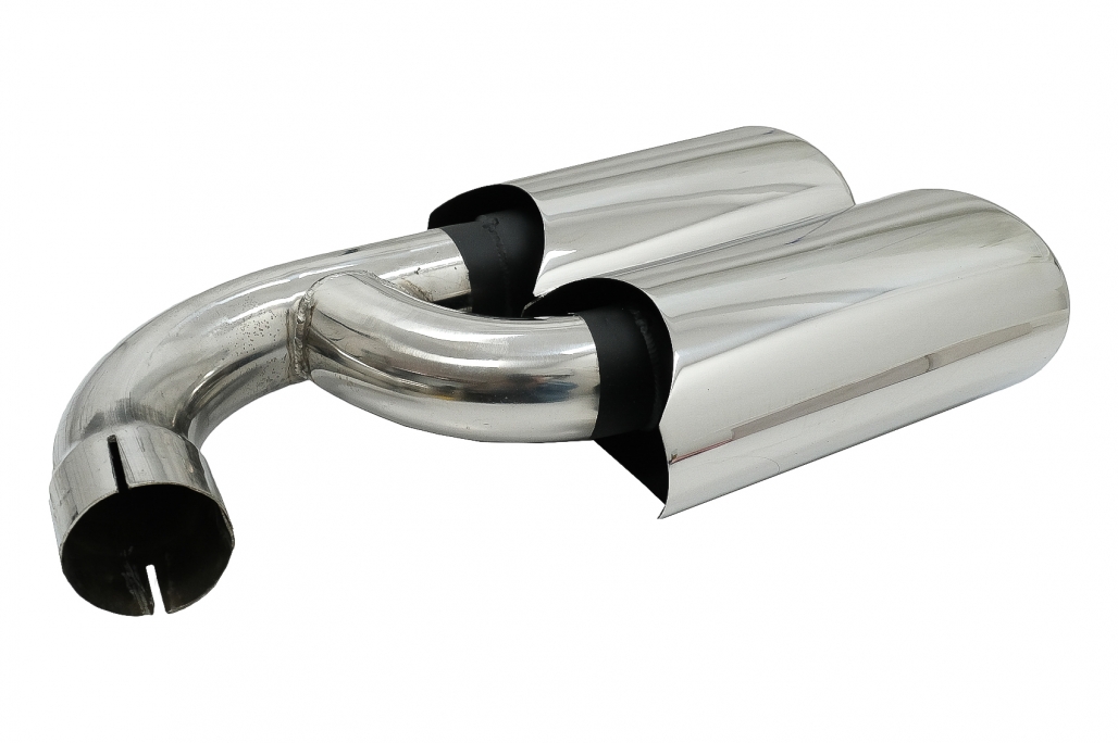 Tobe cu top de eșapament Potrivit pentru Porsche Cayenne I Facelift SUV 9PA1 V8 (2007-2010) Chrome (cod: TY-PO9PAV8) thumb 8