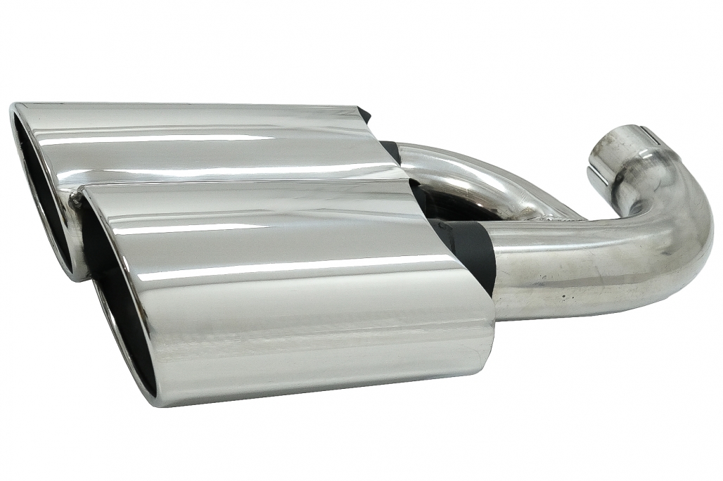 Tobe cu top de eșapament Potrivit pentru Porsche Cayenne I Facelift SUV 9PA1 V8 (2007-2010) Chrome (cod: TY-PO9PAV8) thumb 12