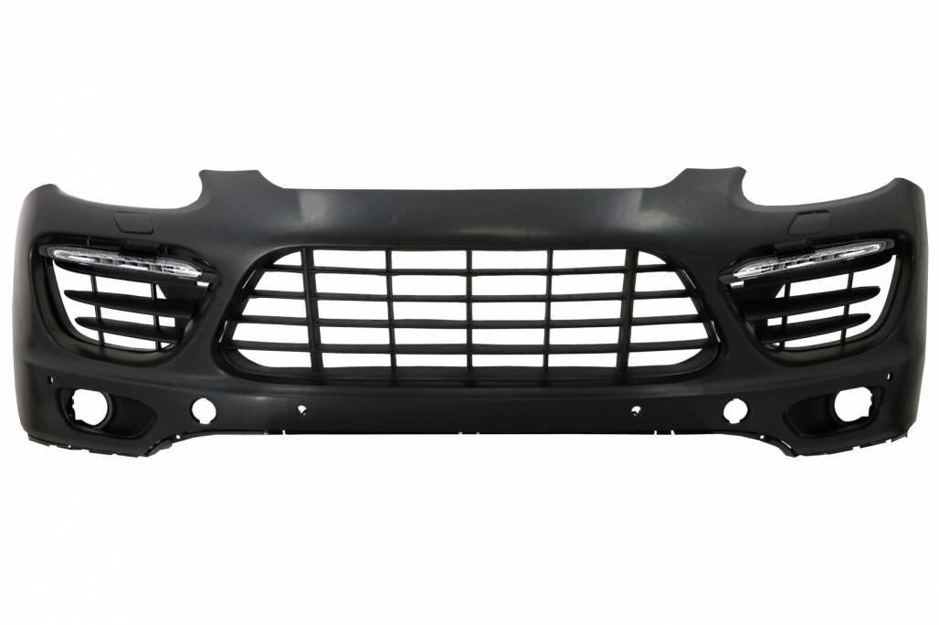 Bara de protecție frontală potrivită pentru Porsche Cayenne 958 92A Pre-FACELIFT (06.2010-08.2014) cu DRL și semnale dinamice (cod: cofbpocy2drl) (1/19)