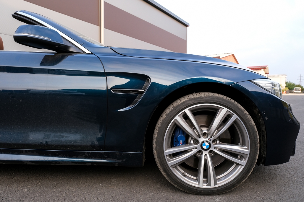 Fenders Front Potrivit pentru BMW 4 Seria F32 F33 F36 (2013-02.2017) Coupe Cabrio Gran Coupe M4 Design Black Intrake (cod: FFBMF32M4B) thumb 11